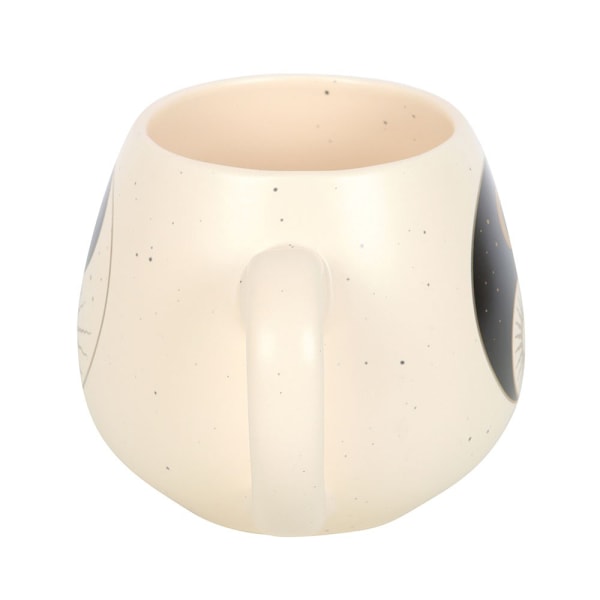 Something Different Yin Yang Rund Mugg One Size Beige/Svart Beige/Black One Size
