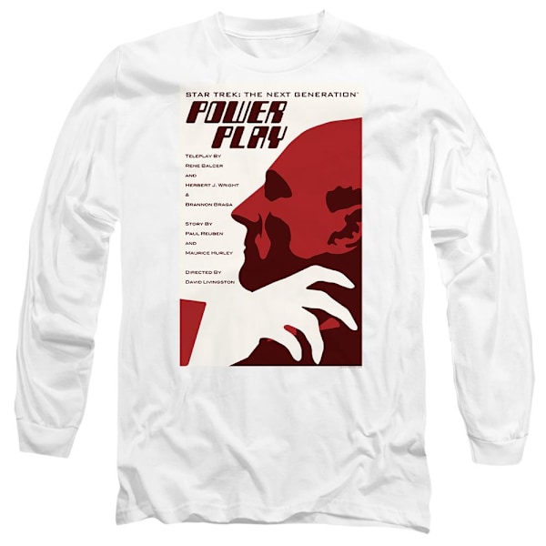 Star Trek Unisex Vuxen The Next Generation Säsong 5 Avsnitt 15 White S
