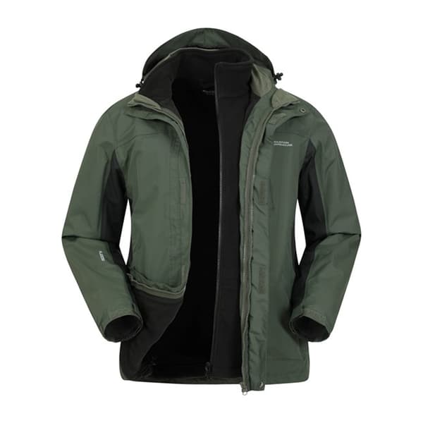 Mountain Warehouse Thunderstorm 3-i-1 Vattentät Jacka Herr X Khaki XL