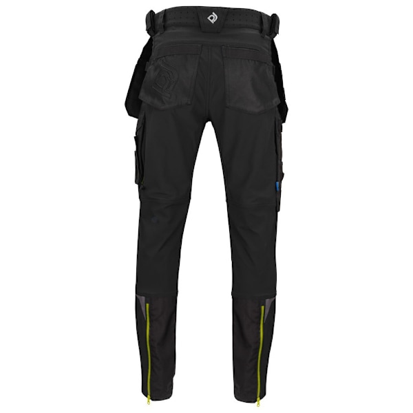 Projob herr stretchbyxor 40S svart Black 40S