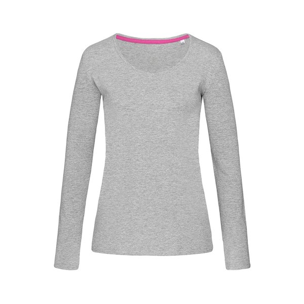 Stedman Dam/Damer Claire Långärmad T-shirt XL Heather Grey Heather Grey XL