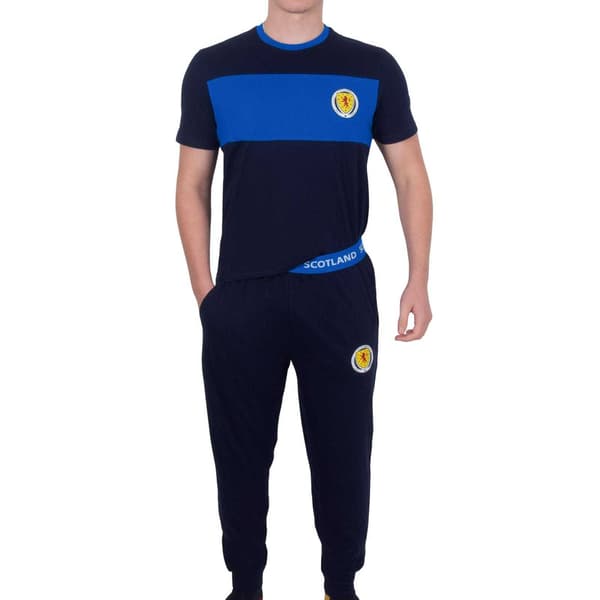 Scottish FA Lång Pyjamasset Herr M Marinblå Navy Blue M