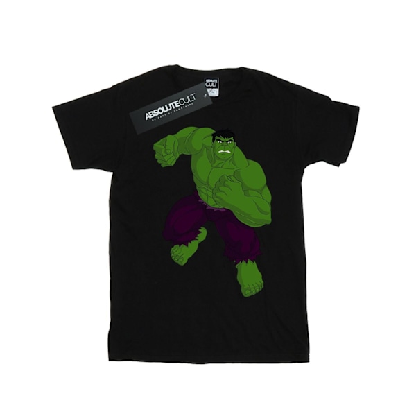 Marvel Herr Hulk Pose T-shirt L Svart Black L