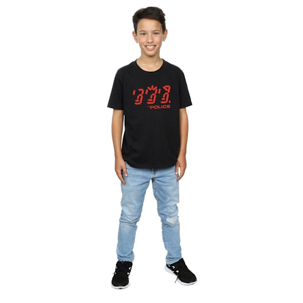 The Police Boys Ghost Icon T-Shirt 12-13 år Svart Black 12-13 Years