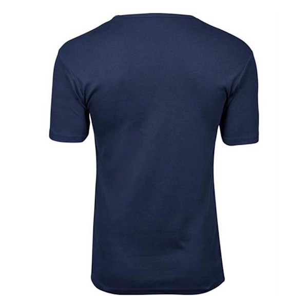 Tee Jays herr Interlock kortärmad T-shirt 4XL marinblå Navy Blue 4XL