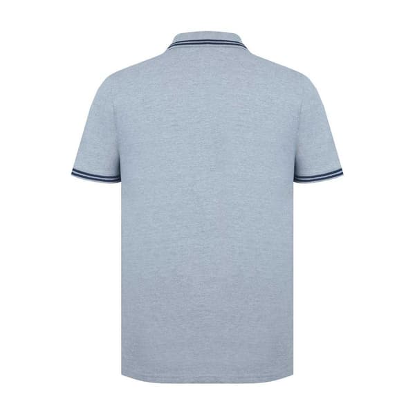 Firetrap Herr Lazer Logo Bomull Pikétröja M Gråmelerad Grey Marl M