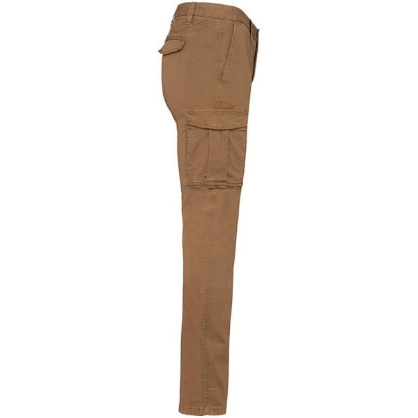 Native Spirit Herr Washed Cargo Byxor 26R Washed Dark Camel Washed Dark Camel 26R