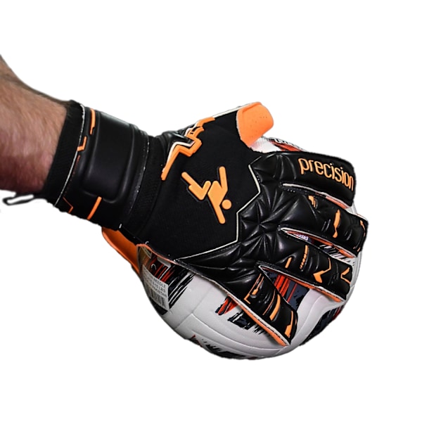 Precision Unisex Vuxen Fusion X Pro Surround Quartz Målvaktshandske Black/Fluorescent Orange 9