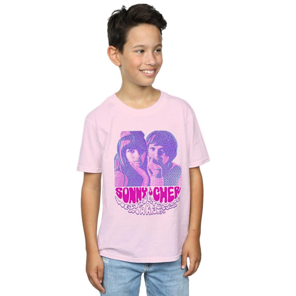 Sonny & Cher Boys Westbury Music Fair T-Shirt 7-8 år Baby Pi Baby Pink 7-8 Years