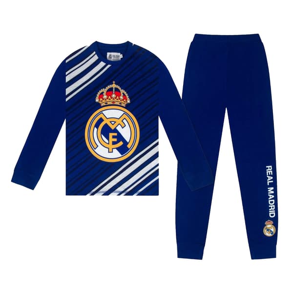Real Madrid CF Pojkar Vini Jr 7 Lång Pyjamas Set 7-8 År Reflex Reflex Blue 7-8 Years