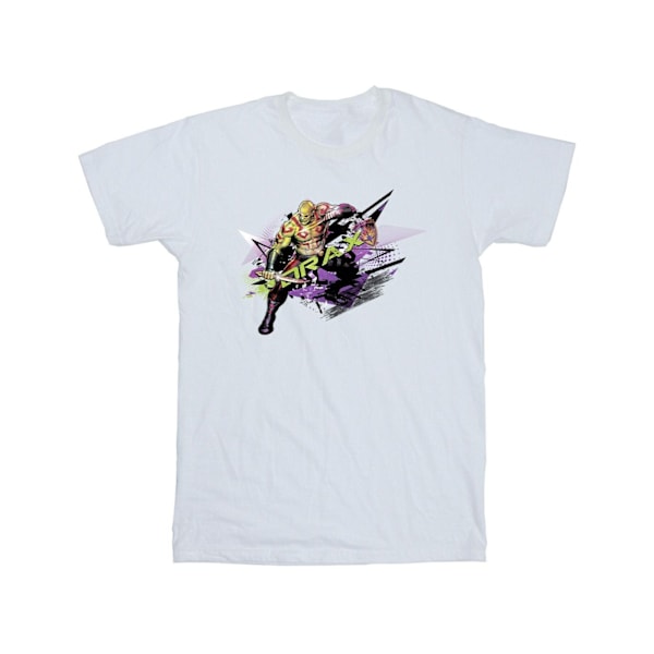 Marvel Herr Guardians Of The Galaxy Abstract Drax T-Shirt 4XL W White 4XL