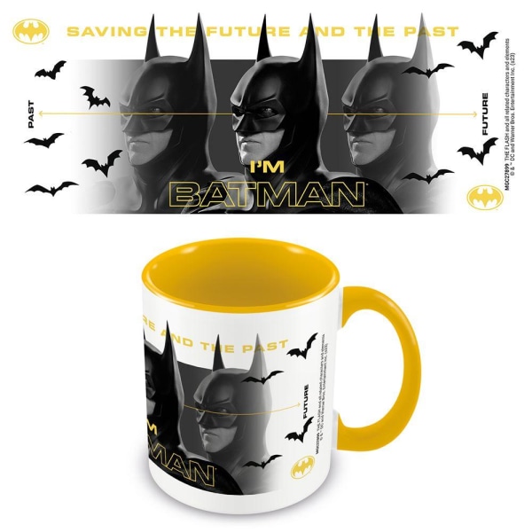 The Flash I´m Batman Mug One Size Vit/Svart/Gul White/Black/Yellow One Size