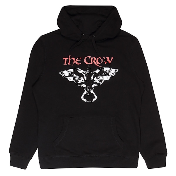 The Crow Unisex Adult Rain All The Time Pullover Hoodie L Svart Black L