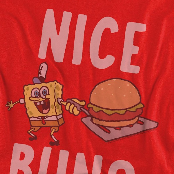 SvampBob Fyrkant Unisex Vuxen Nice Buns Sweatshirt M Röd Red M