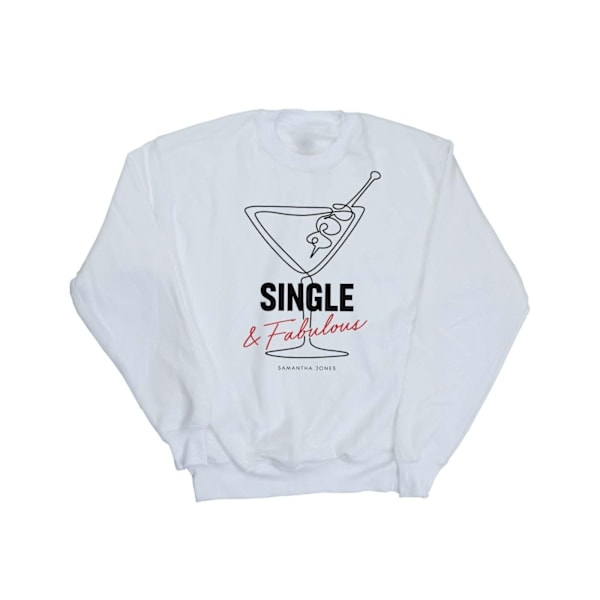 Sex And The City Dam/Damer Singel Och Fantastisk Sweatshirt L White L