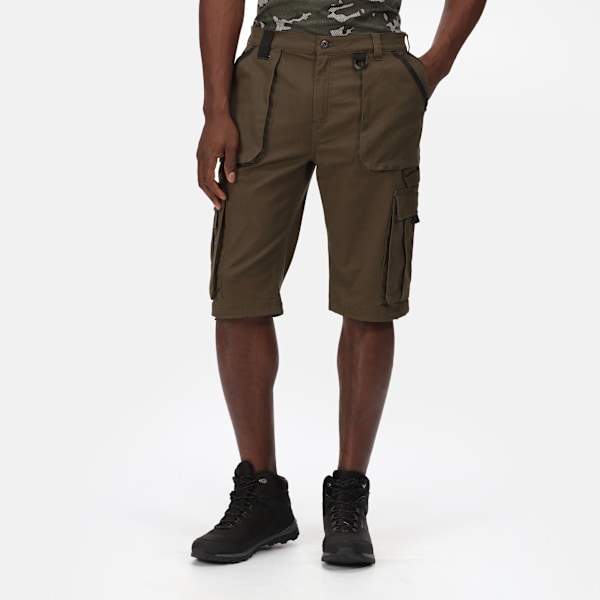 Regatta Pro Utility Cargo Shorts 44R Khaki för män Khaki 44R