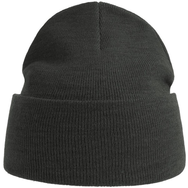 Atlantis Unisex Vuxen Ren Beanie i 100 % Återvunnet Material En Storlek Mörkgrå Dark Grey Melange One Size