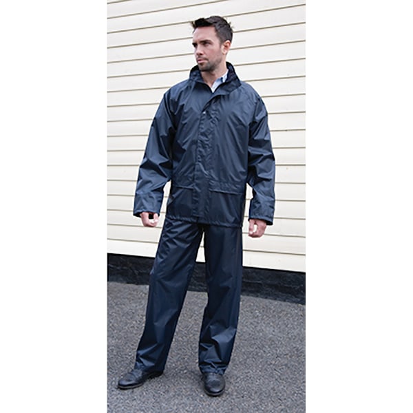 Result Herr Core Regnställ (Byxor Och Jacka Set) M Marinblå Navy Blue M
