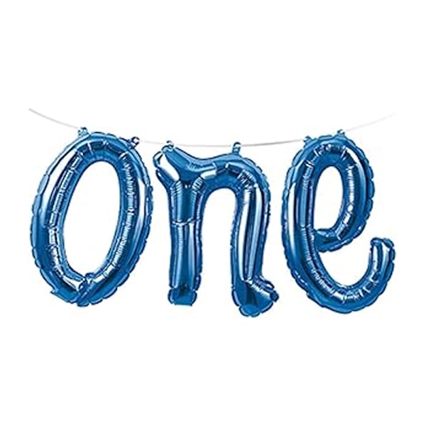 Creative Party One Folie Banner Ballonger One Size Blå Blue One Size