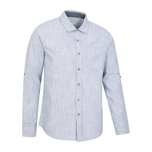 Mountain Warehouse Man Coconut Textured Long-Sleeved Shirt XS White XS