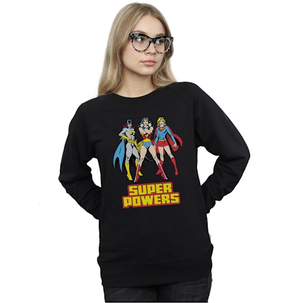 DC Comics Dam/Kvinnor Super Power Group Wonder Woman Sweatshirt Black XL