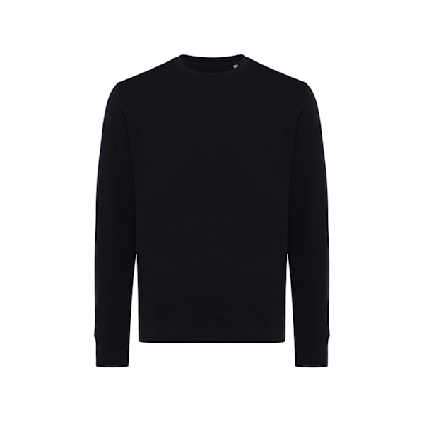 Iqoniq Unisex Vuxen Etosha Återvunnen Bomull Lätt Sweatshirt Black XS
