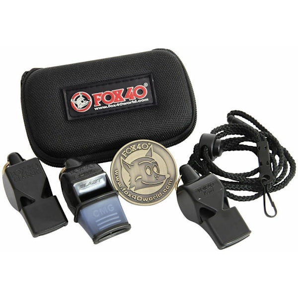 Fox 40 Sports Whistle Set One Size Black Black One Size