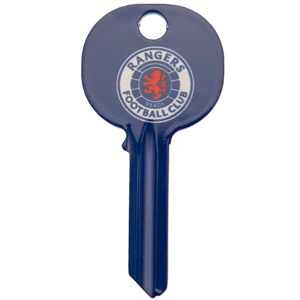 Rangers FC Crest Blank Key One Size Royal Blue/Red Royal Blue/Red One Size