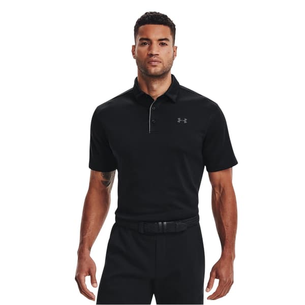 Under Armour Herr Tech Logo Pikétröja L Svart Black L