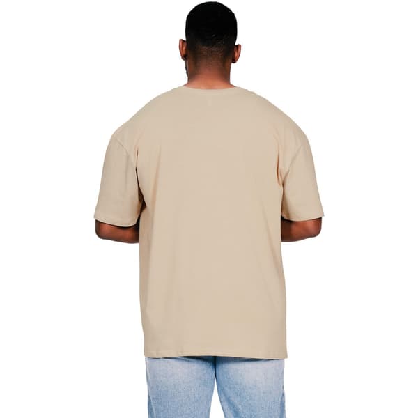 Casual Classics Herr Core Ringspun Bomull Tall Oversized T-Shir Sand M