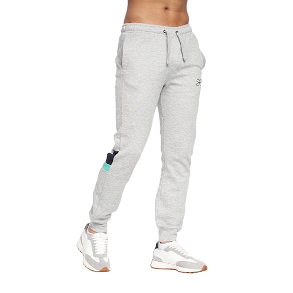 Crosshatch herr Chimber Joggingbyxor XXL Gråmelerad Grey Marl XXL