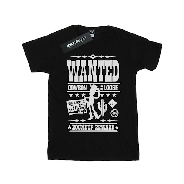 Disney Womens/Ladies Toy Story Wanted Poster Cotton Boyfriend T Black XXL