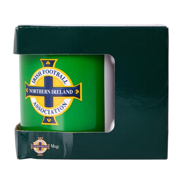 Northern Ireland FA Crest Mugg One Size Grön/Vit Green/White One Size