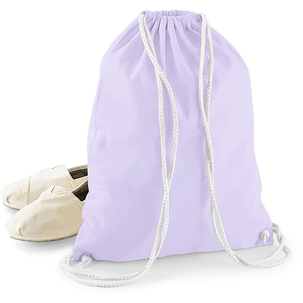 Westford Mill Bomullssäck - 12 liter En storlek Lavendel/Vit Lavender/White One Size