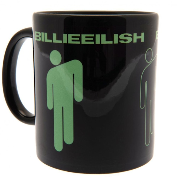 Billie Eilish Stickman Mug En Storlek Svart/Grön Black/Green One Size