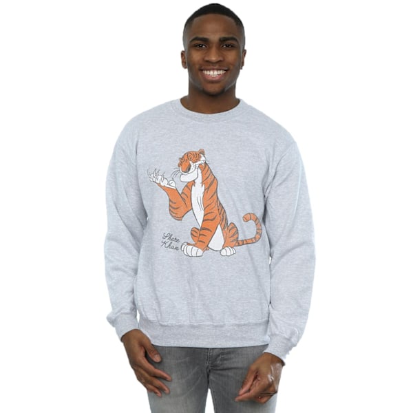 Disney Herr The Jungle Book Classic Shere Khan Sweatshirt L Hea Heather Grey L