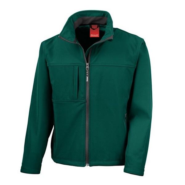 Result Classic Soft Shell-jacka för herr, M, flaskgön Bottle Green M
