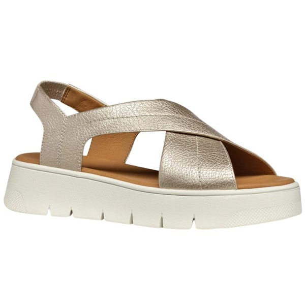 Geox Dam/Dam D Dandra 40 Sandaler 7 UK Ljusguld Light Gold 7 UK