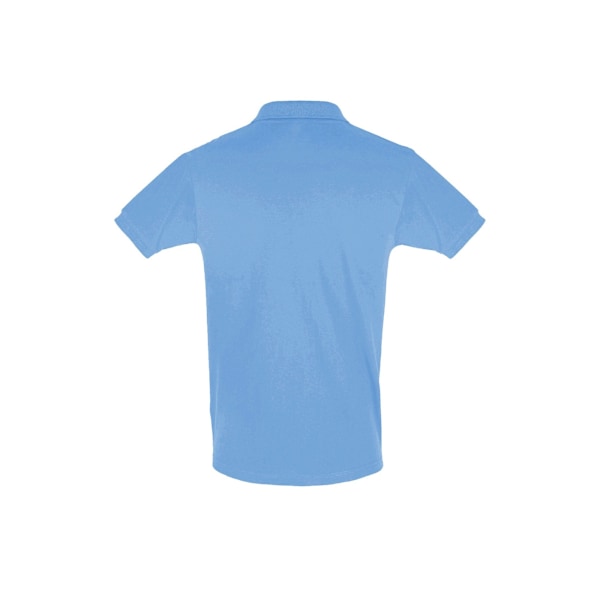 SOLS Herr Perfect Pique Kortärmad Poloskjorta 3XL Sky Blue Sky Blue 3XL