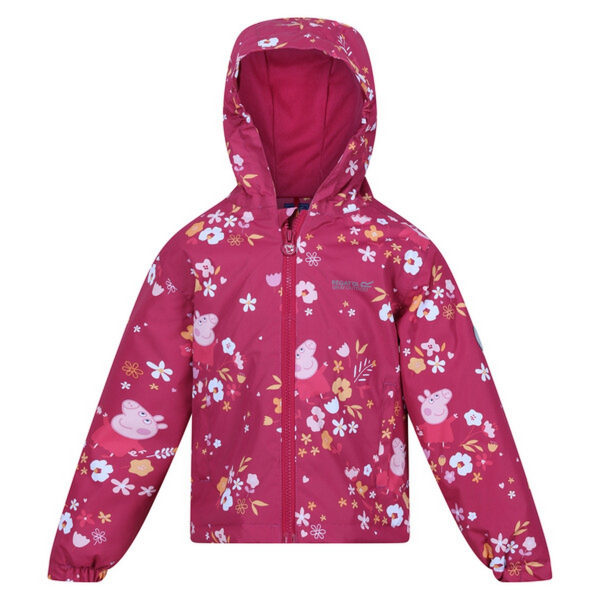 Regatta Childrens/Kids Muddy Puddle Greta Gris Autumnal Padded W Berry Pink 2-3 Years