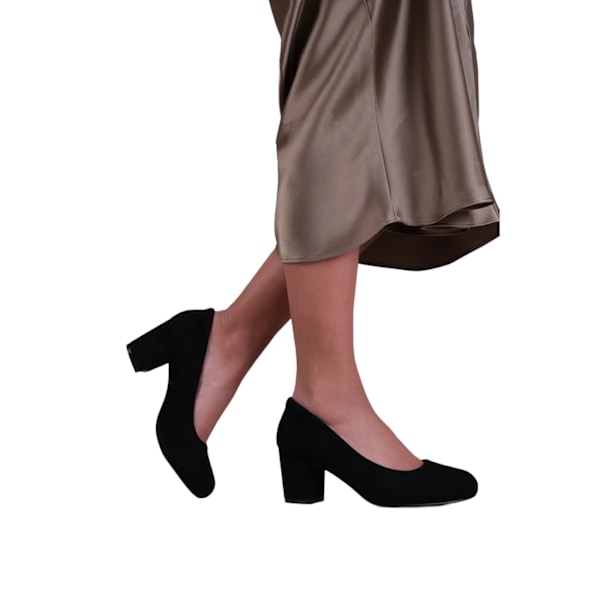 Where's That From Dam/Damer Melrose Mocka Mellanhög Blockklack Black 5 UK