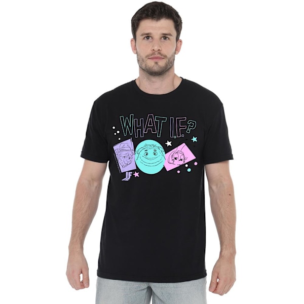 IF Herr What If Colour Pop T-Shirt S Svart Black S