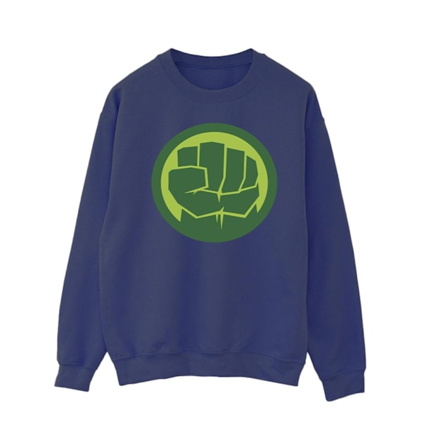 Marvel Herr Hulk Bröstlogga Sweatshirt M Marinblå Navy Blue M