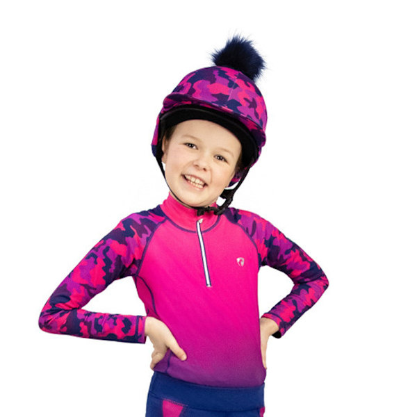 Hy Girls DynaForce Base Layer Top 13-14 år Hallon/Marinblå Raspberry/Navy 13-14 Years