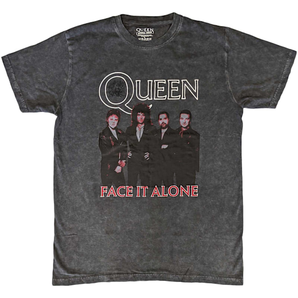 Queen Unisex Adult Face It Alone Band T-Shirt M Svart Black M