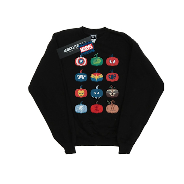Marvel Boys Avengers Pumpa Ikoner Sweatshirt 7-8 År Svart Black 7-8 Years