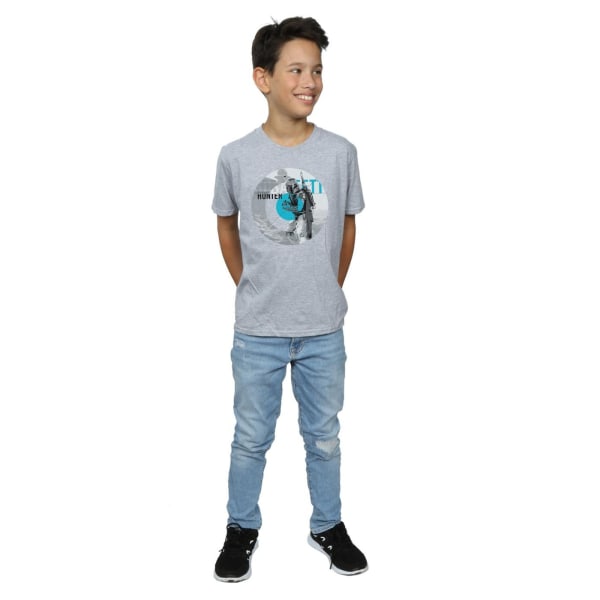 Star Wars Boys Boba Fett Bounty Hunter Circle T-Shirt 5-6 år Sports Grey 5-6 Years