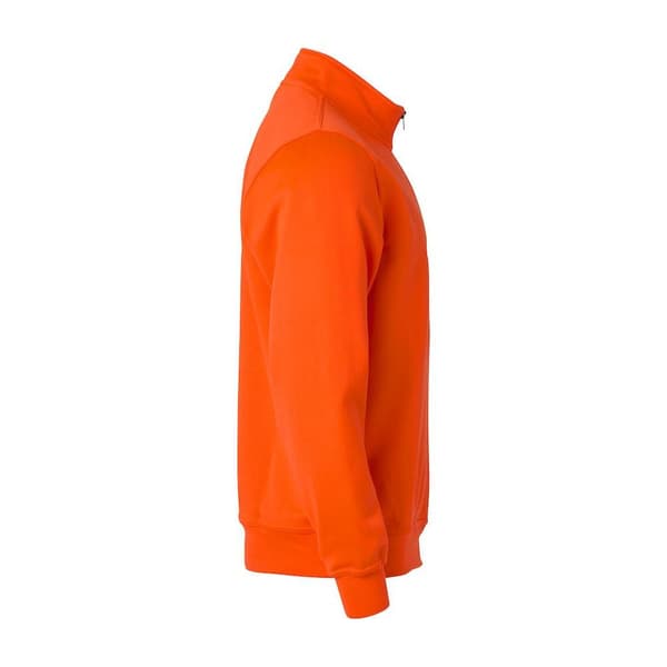 Clique Unisex Vuxen Basic Half Zip Sweatshirt S Synlighet Orange Visibility Orange S