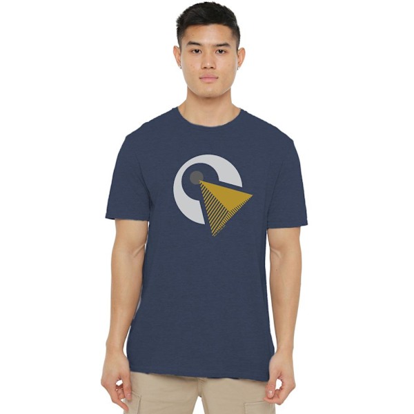 Star Trek: Discovery Unisex Vuxen Vulcan Logo T-Shirt XXL Marinblå Navy XXL