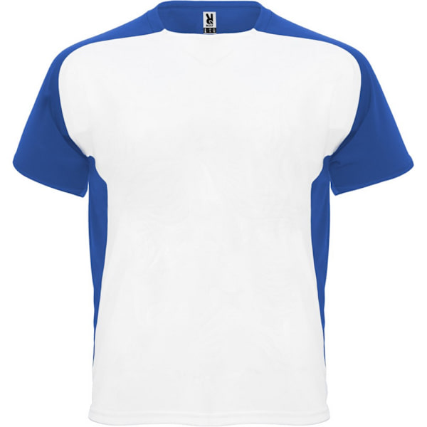 Roly Barn/Barn Bugatti Kortärmad Sport T-shirt 4 År White/Royal Blue 4 Years